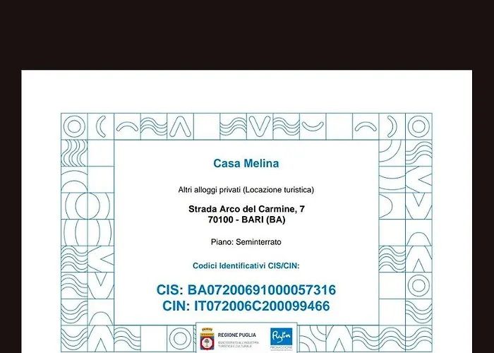 Casa Melina Bari